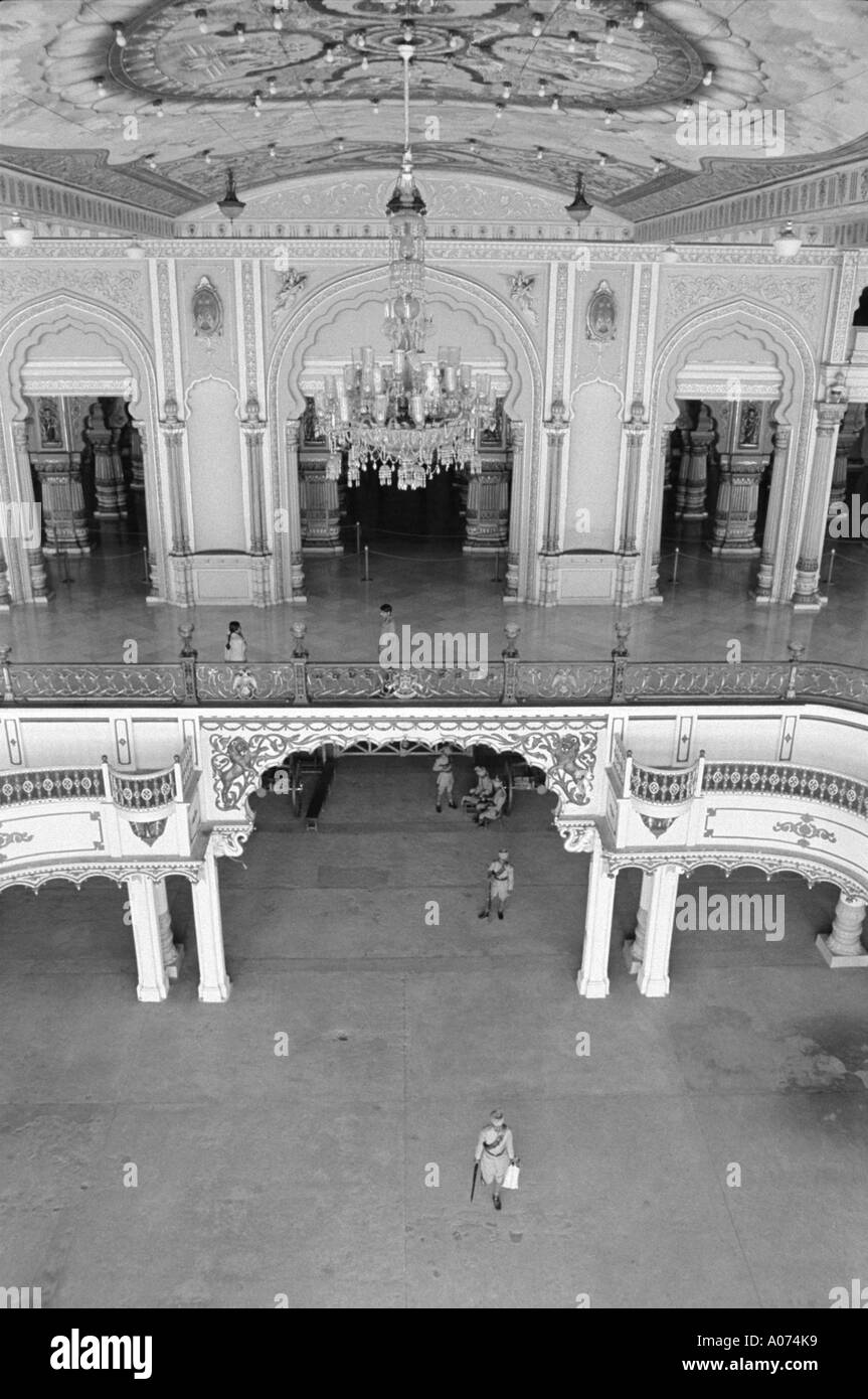 Interior of Mysore Palace Karnataka India Stock Photo