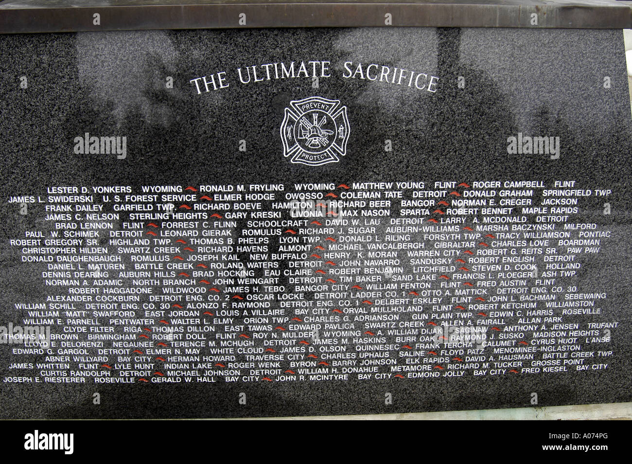 Firemans memorial hires stock photography and images Alamy