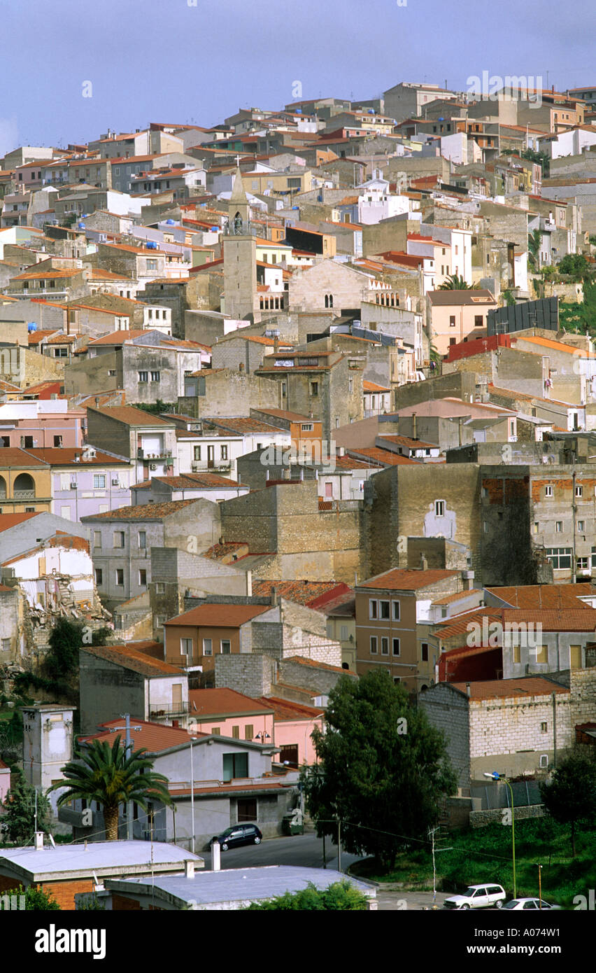 Housing in Sennori, Sardinia, Italy Stock Photo Alamy