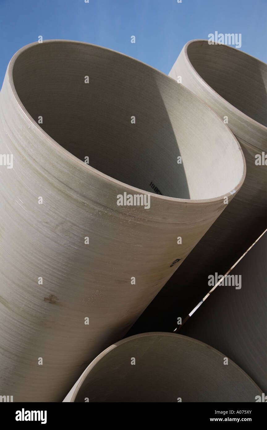 Graphic shot of large underground pipes in dubai uae united arab