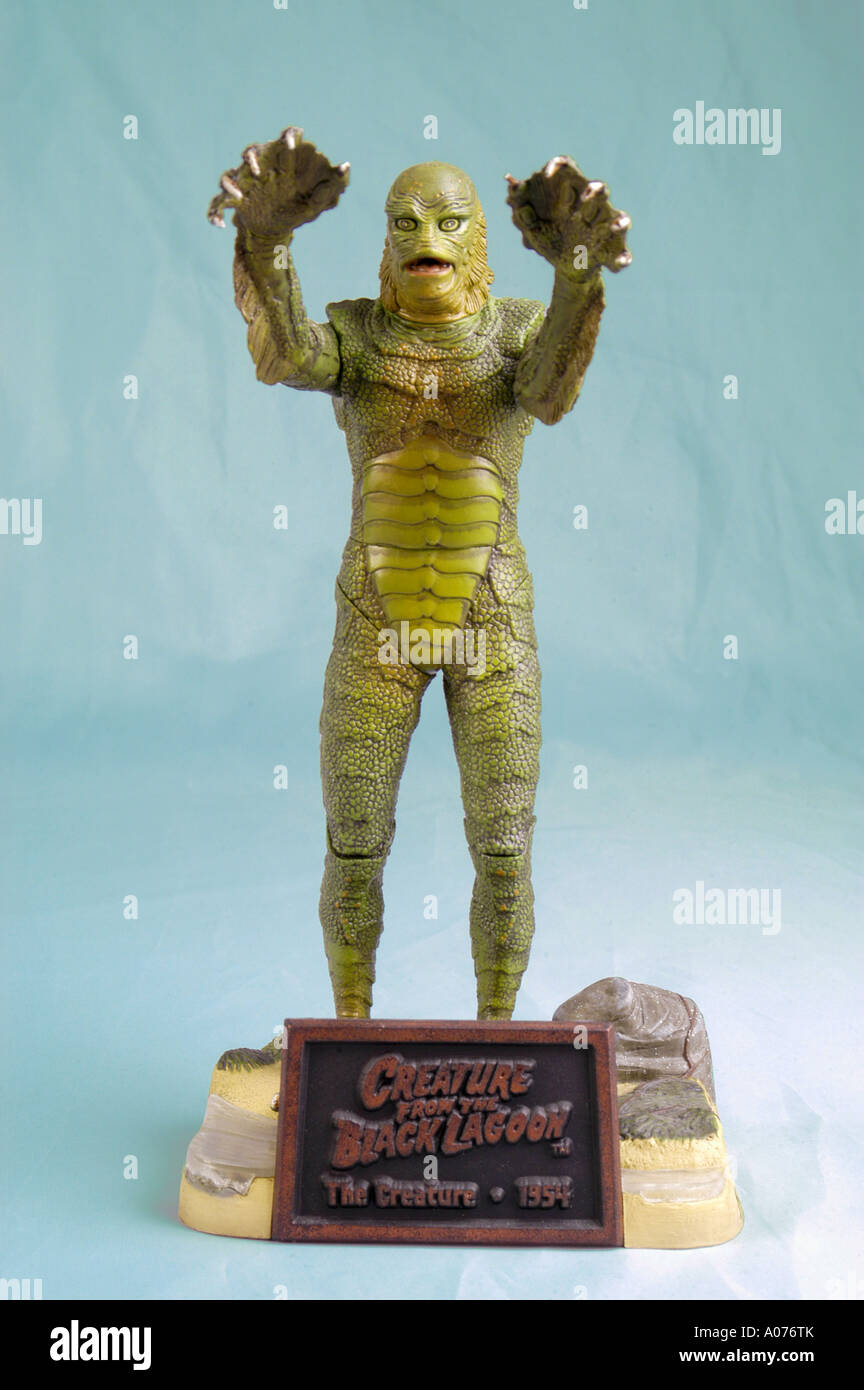 P23 074 Creature From The Black Lagoon Toy Figure Stock Photo