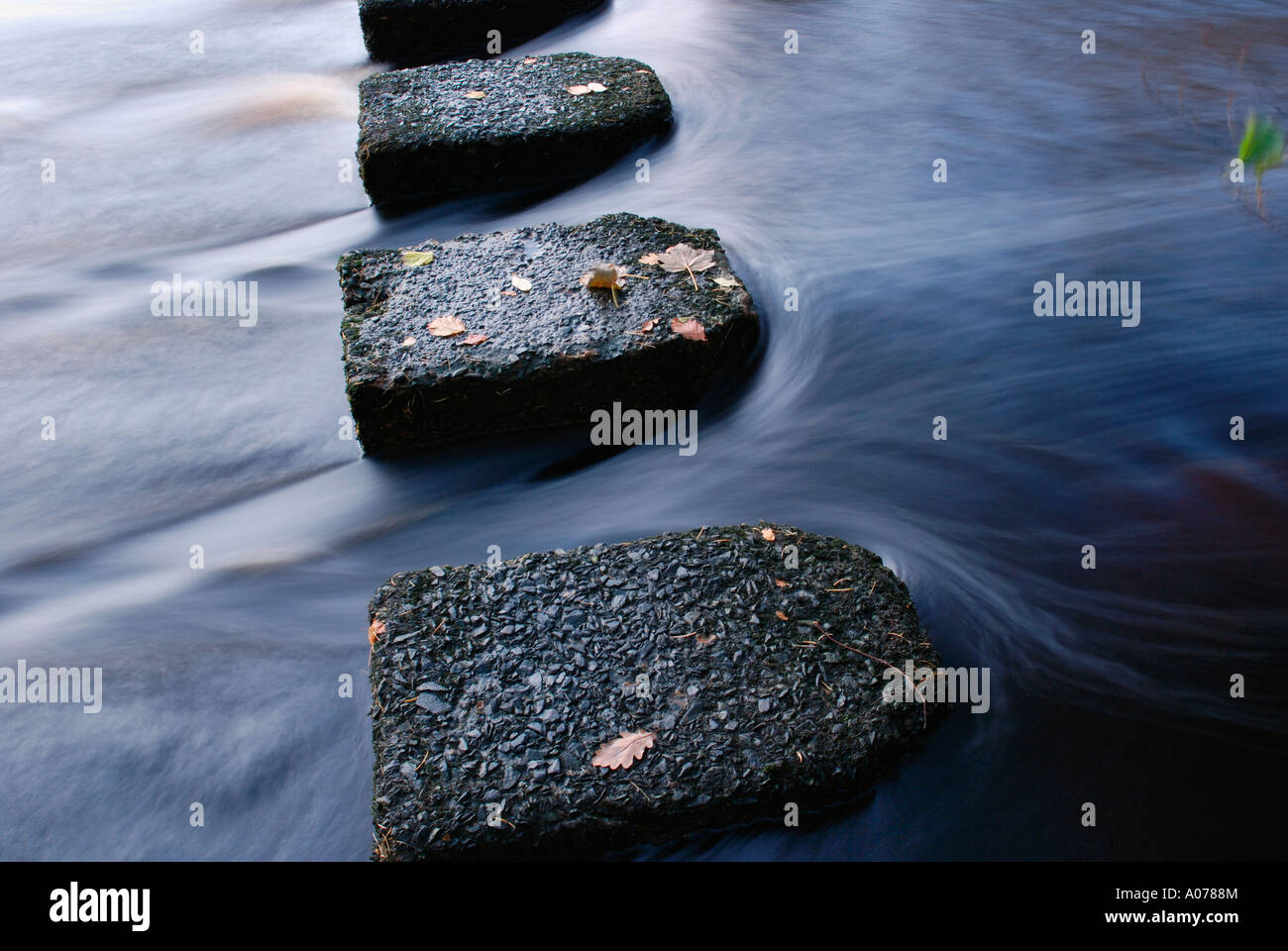 Foot stepping stones water hi-res stock photography and images - Alamy