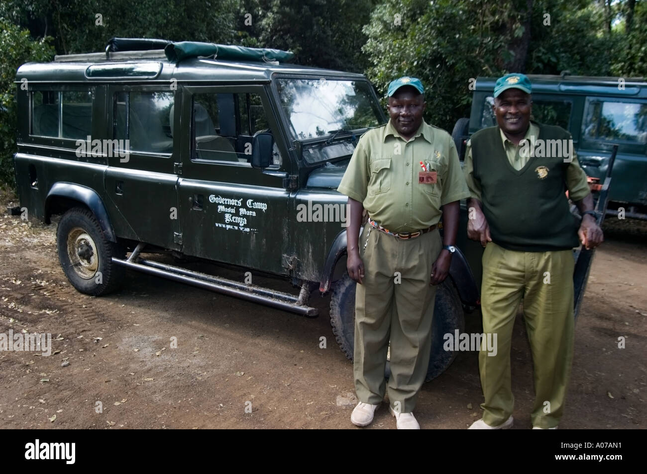 Kenyan game drive guides at Governor's Private Camp, Kenya, East Africa