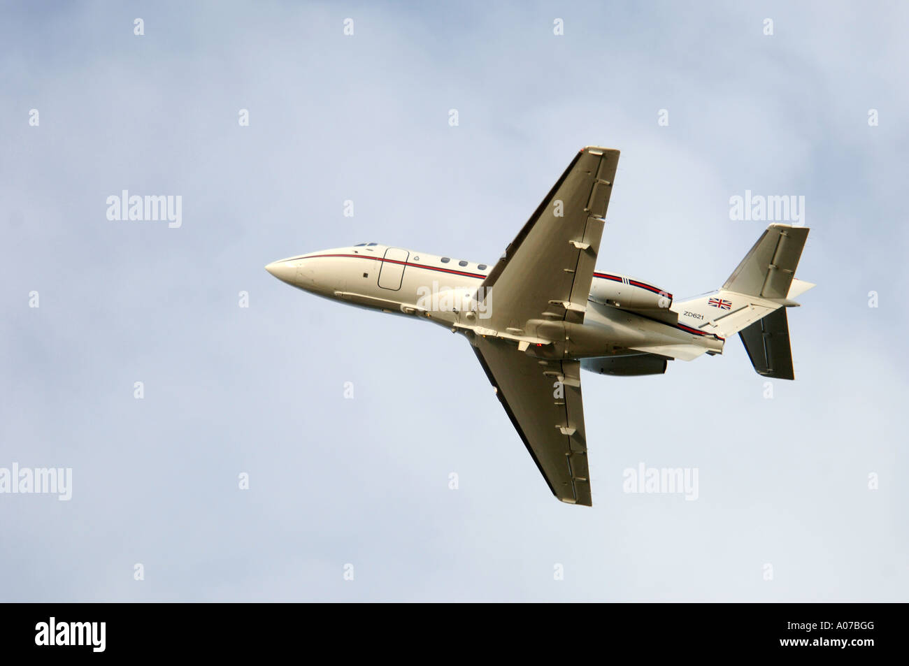 BAe 125 CC3 RAF Dominie Mid-size business jet.  XAV 4153-393 Stock Photo