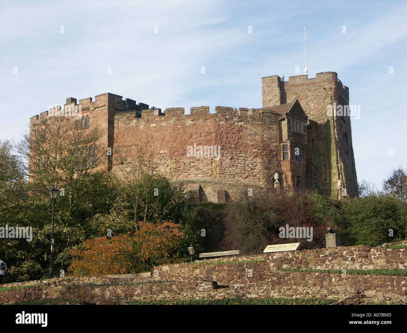 Tamworth Castle Stock Photo