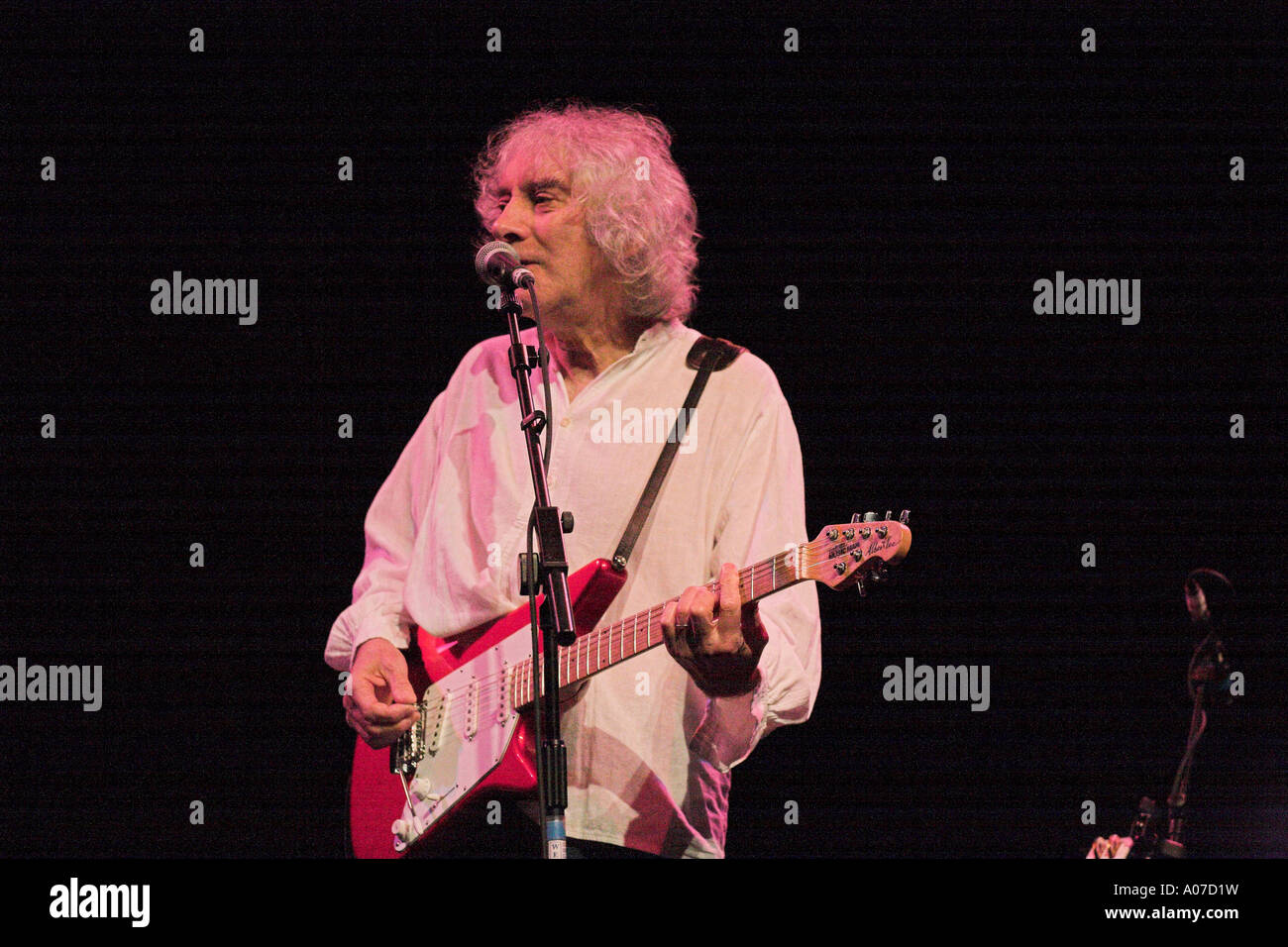 Albert Lee playing electric guitar in Bill Wyman's band the Rhythm