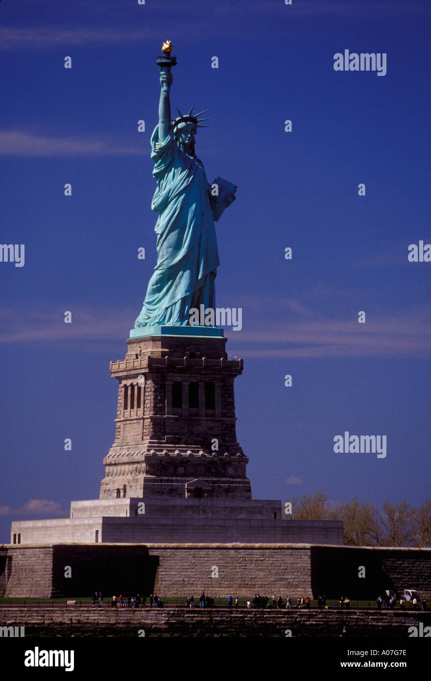 Statue of Liberty, Liberty Island, entrance to New York Harbor, New