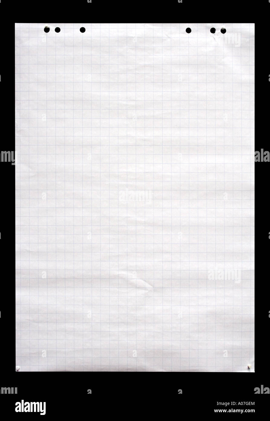 Flip Chart Sheet Stock Photo Alamy