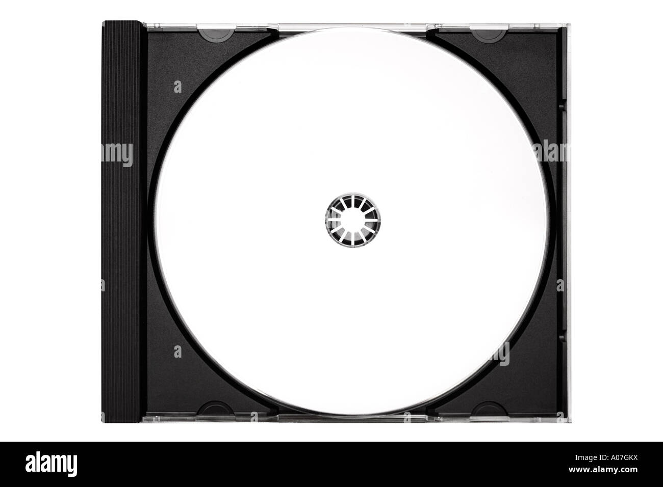 Disc Labeling Inlay and Blank Disc Stock Photo Alamy