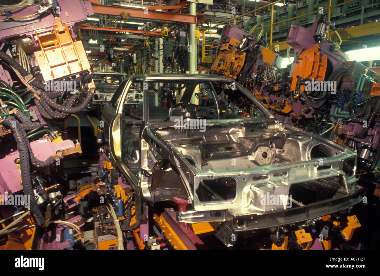 Robot Automobile Industry Sao Paulo Brazil Stock Photo Alamy