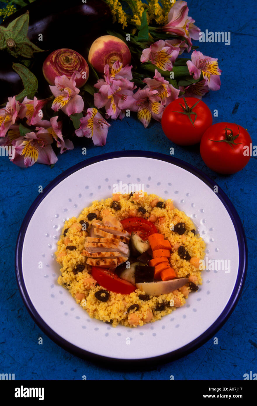 Moroccan stew with couscous Moroccan cuisine Morocco Stock Photo Alamy