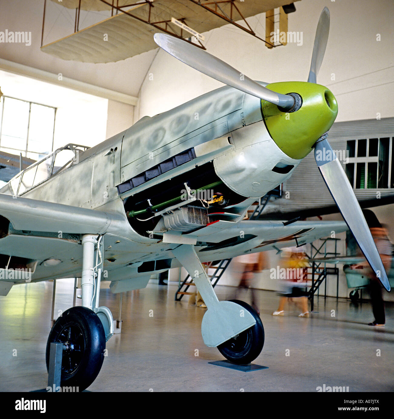 German Messerschmidt Me Bf 109 E3 in the Deutsches Museum Munich Germany Stock Photo