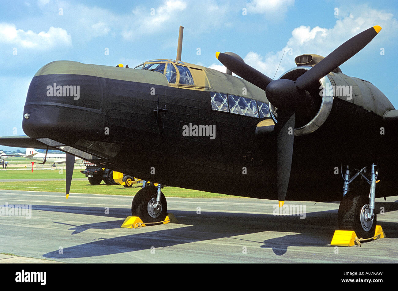 Vickers Wellington WWII bomber MF628 with the RAF 'RAF Abingdon' 1968 Oxfordshire UK EU Stock Photo