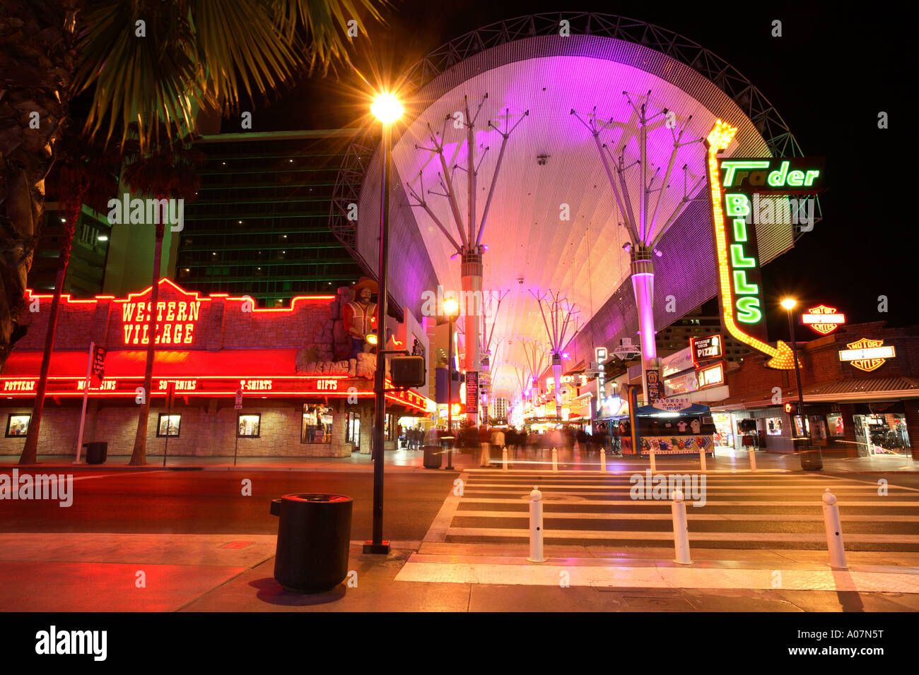 Downtown Las Vegas Stock Photo