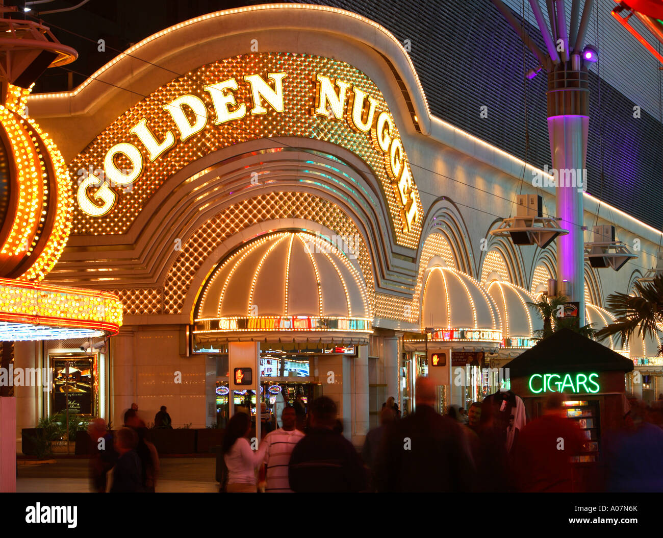 Golden Nugget, Downtown Las Vegas Stock Photo