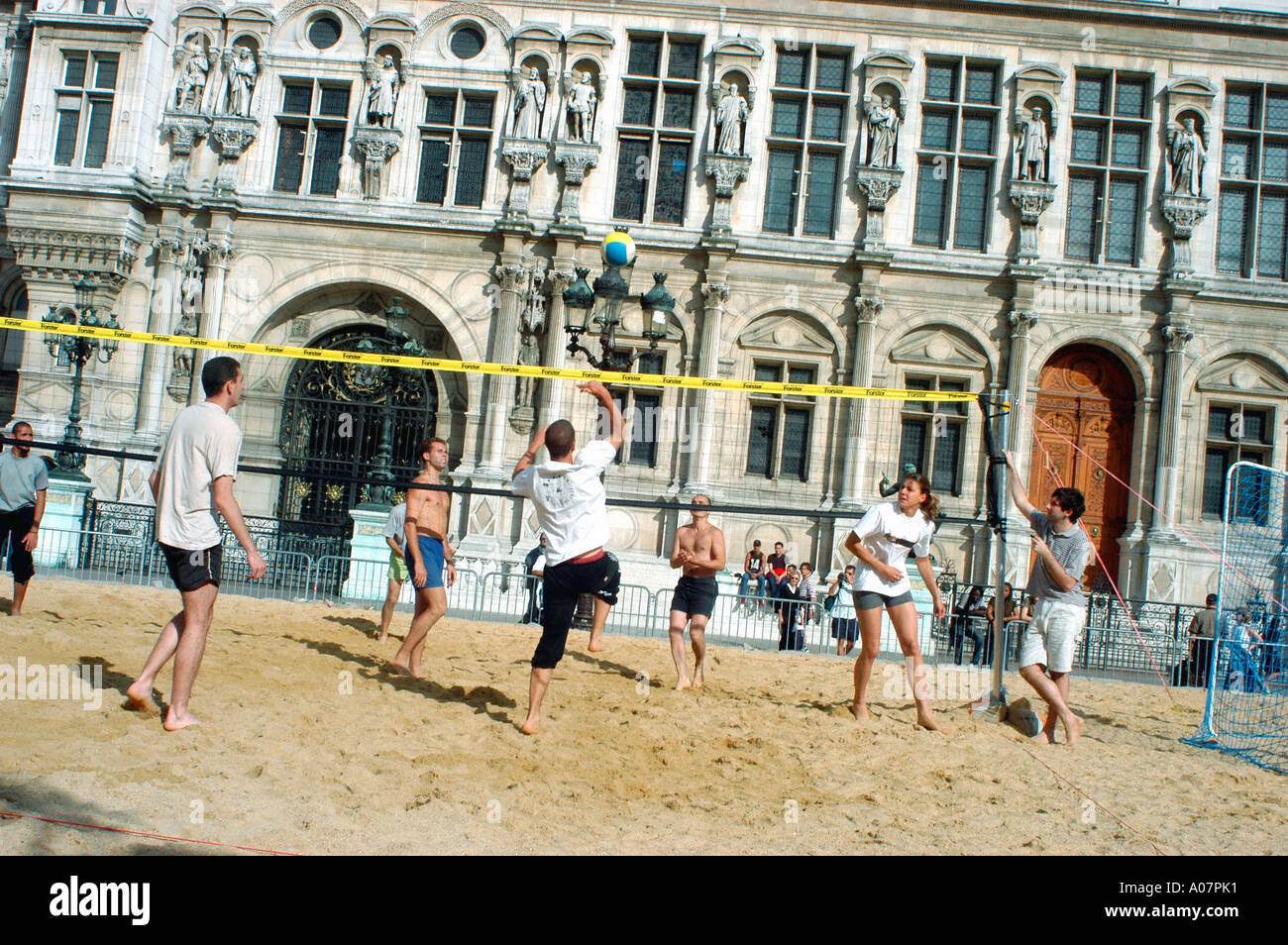 Teens Playing Beach Volley Stock Photos Teens Playing