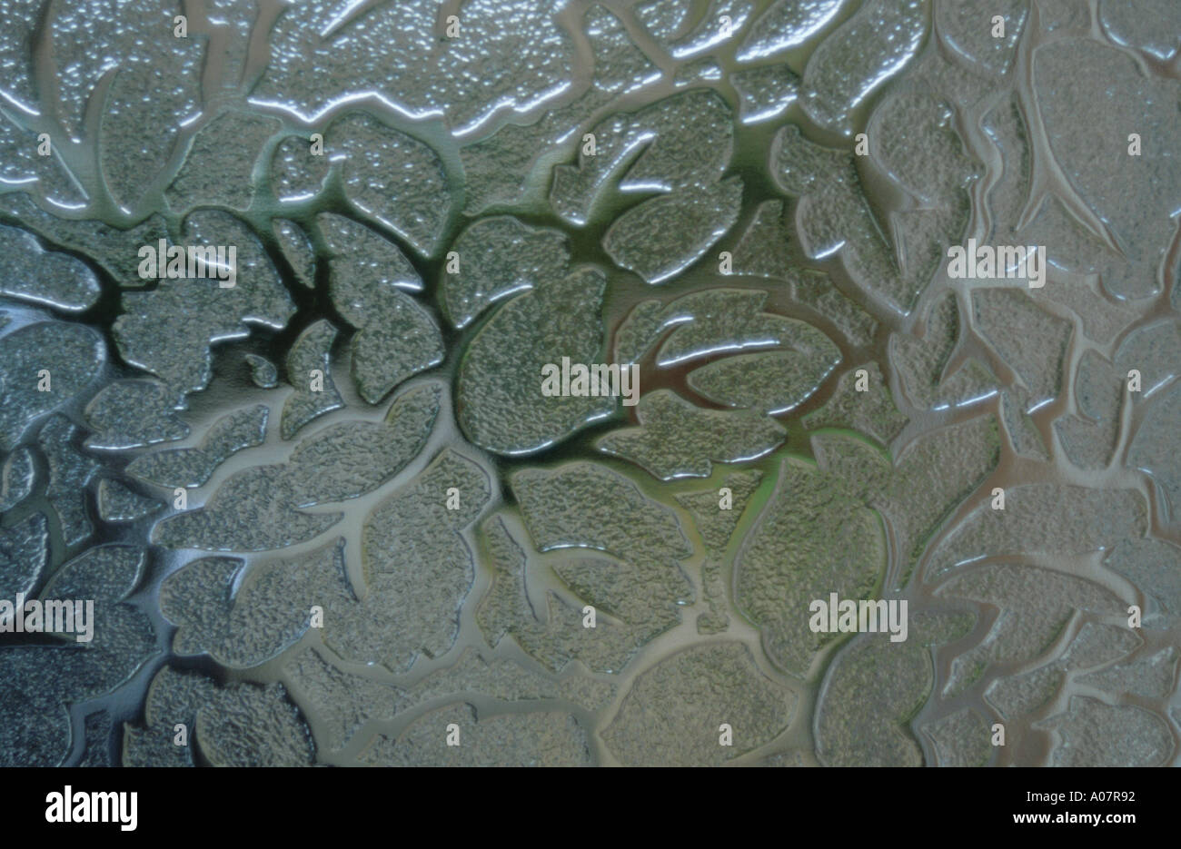 Patterned Glass Stock Photo Alamy