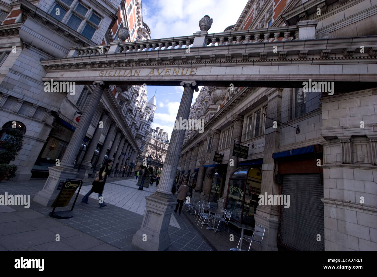 Sicilian Avenue Holborn London Stock Photo Alamy