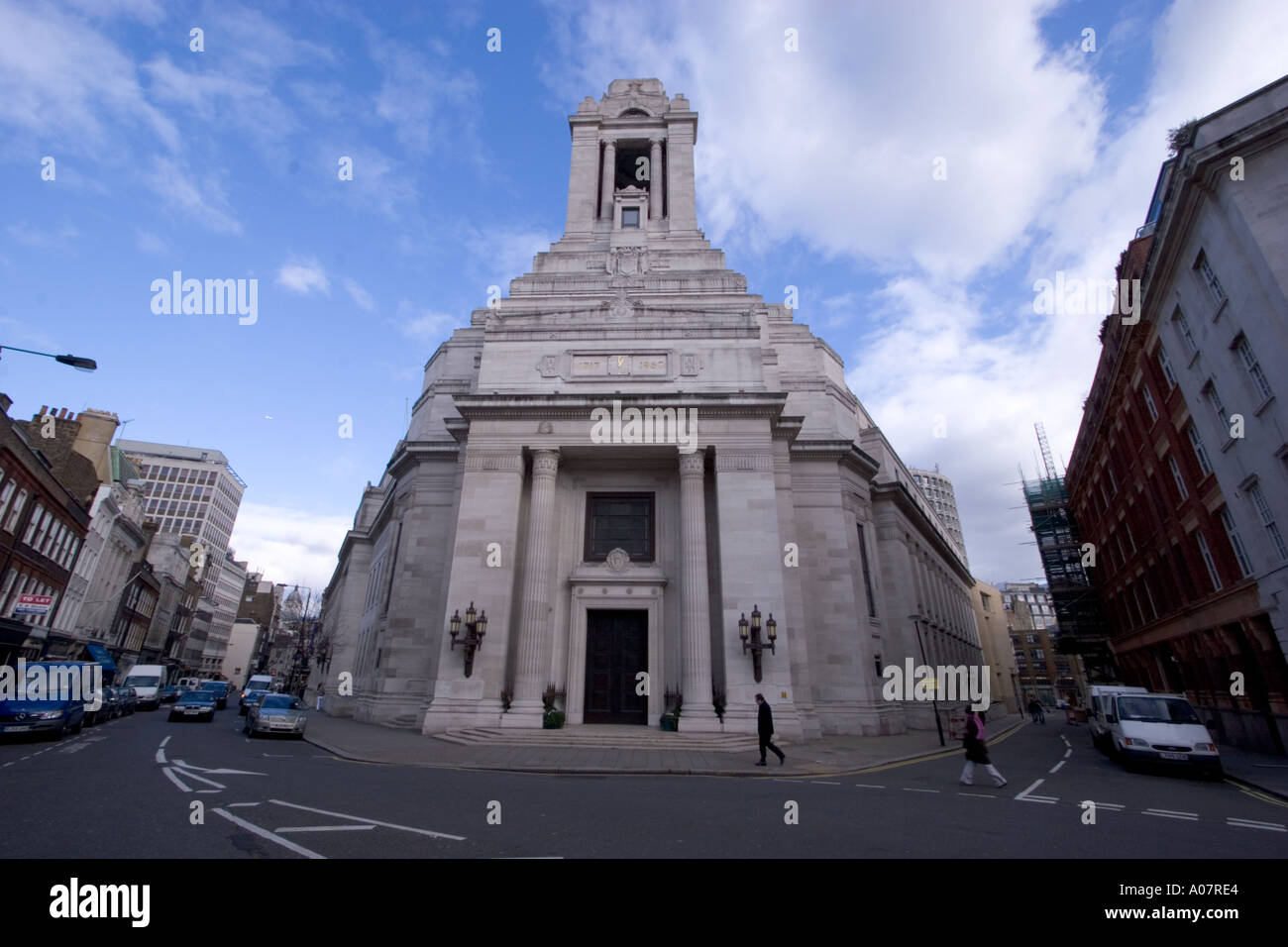 The United Grand Lodge of England Freemasons Hall headquarters of the governing body of Freemasonry Great queen Street London Stock Photo