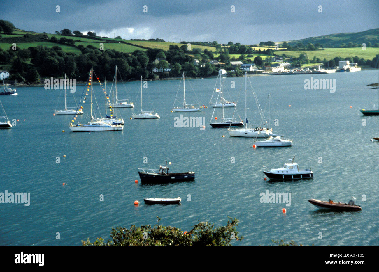 Sailing Boats in Glandore County Cork Ireland Stock Photo - Alamy