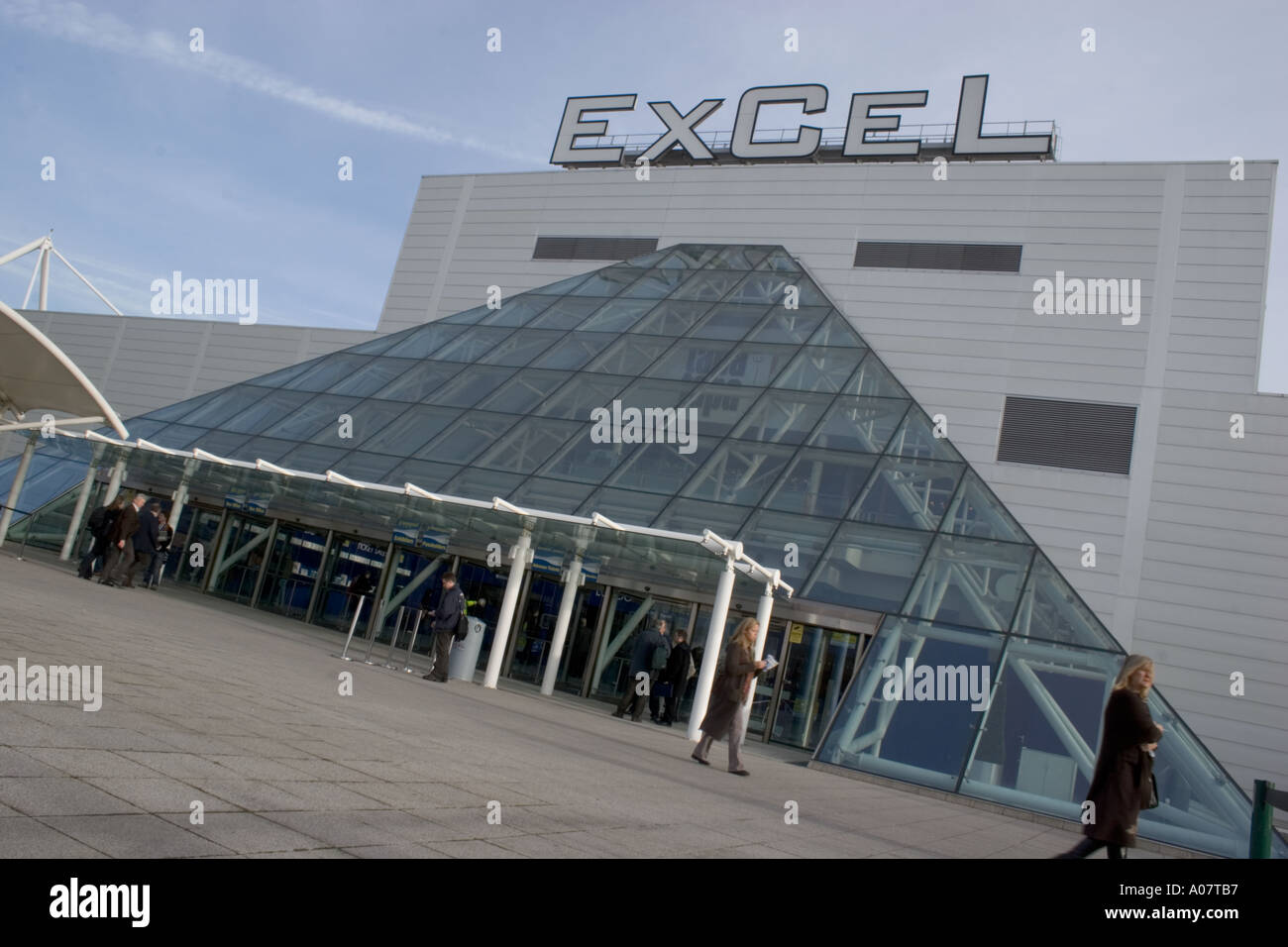 Excel exhibition centre Docklands London Stock Photo Alamy