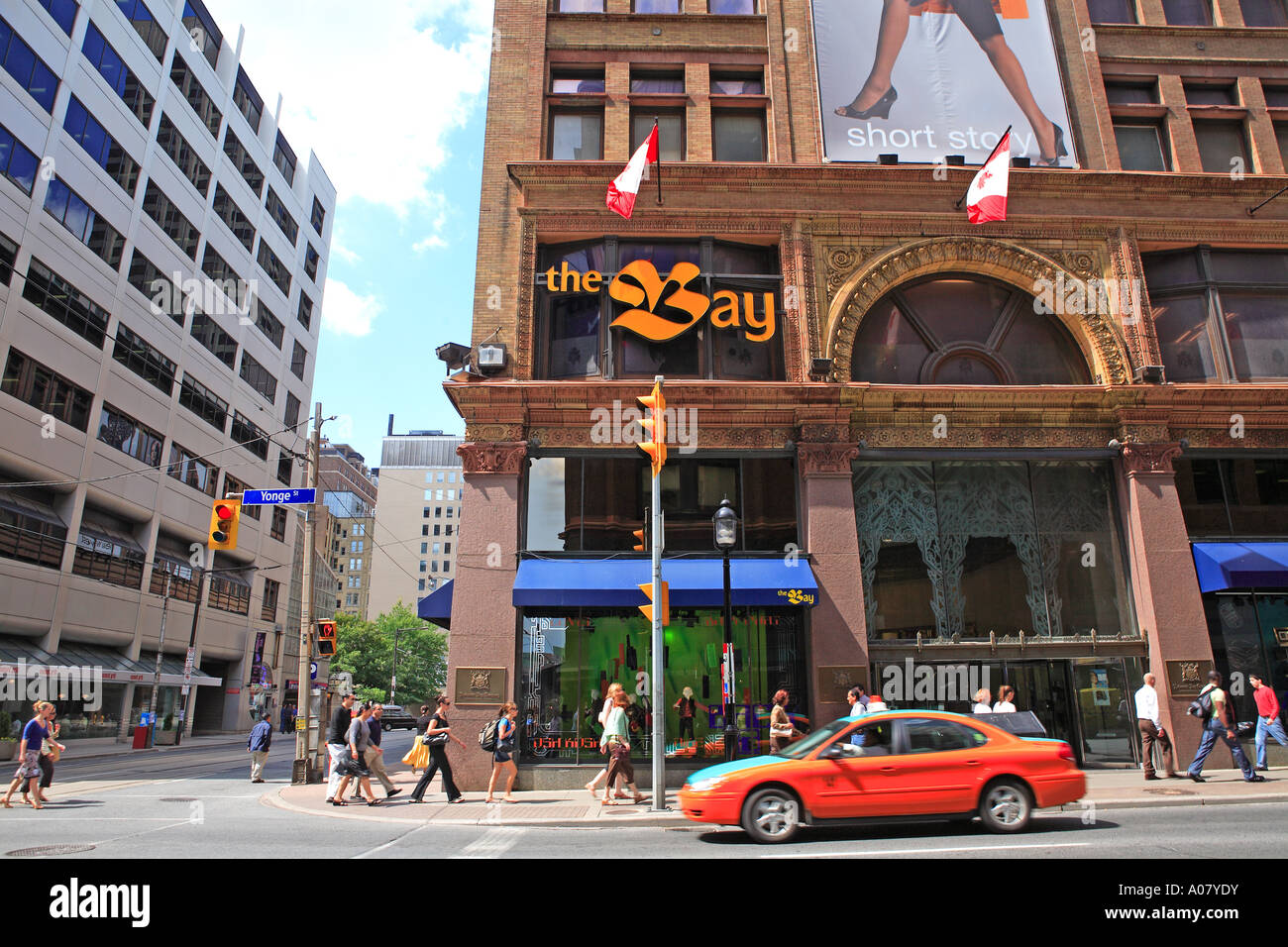 Toronto, The Bay On Yonge Street Stock Photo Alamy