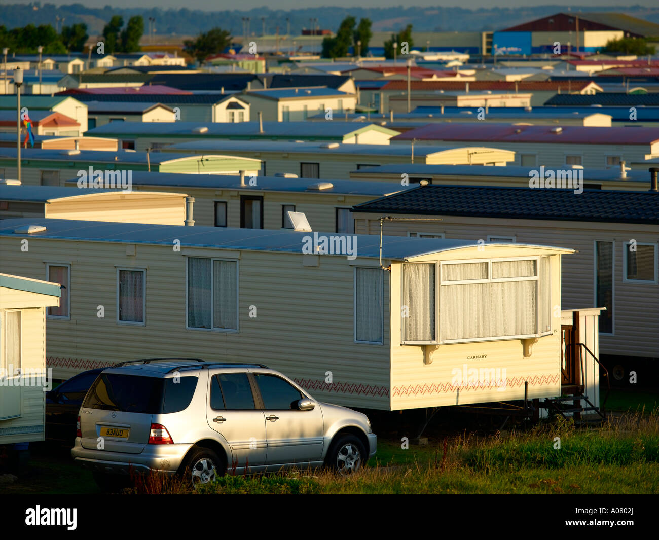 Camping & Mobile Homes Holiday Park Stock Photo Alamy