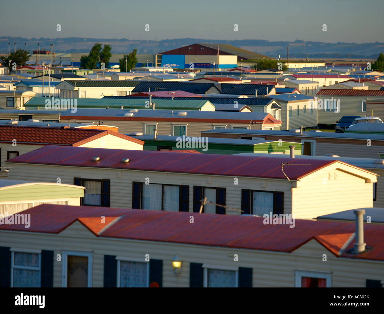 Camping & Mobile Homes Holiday Park Stock Photo Alamy