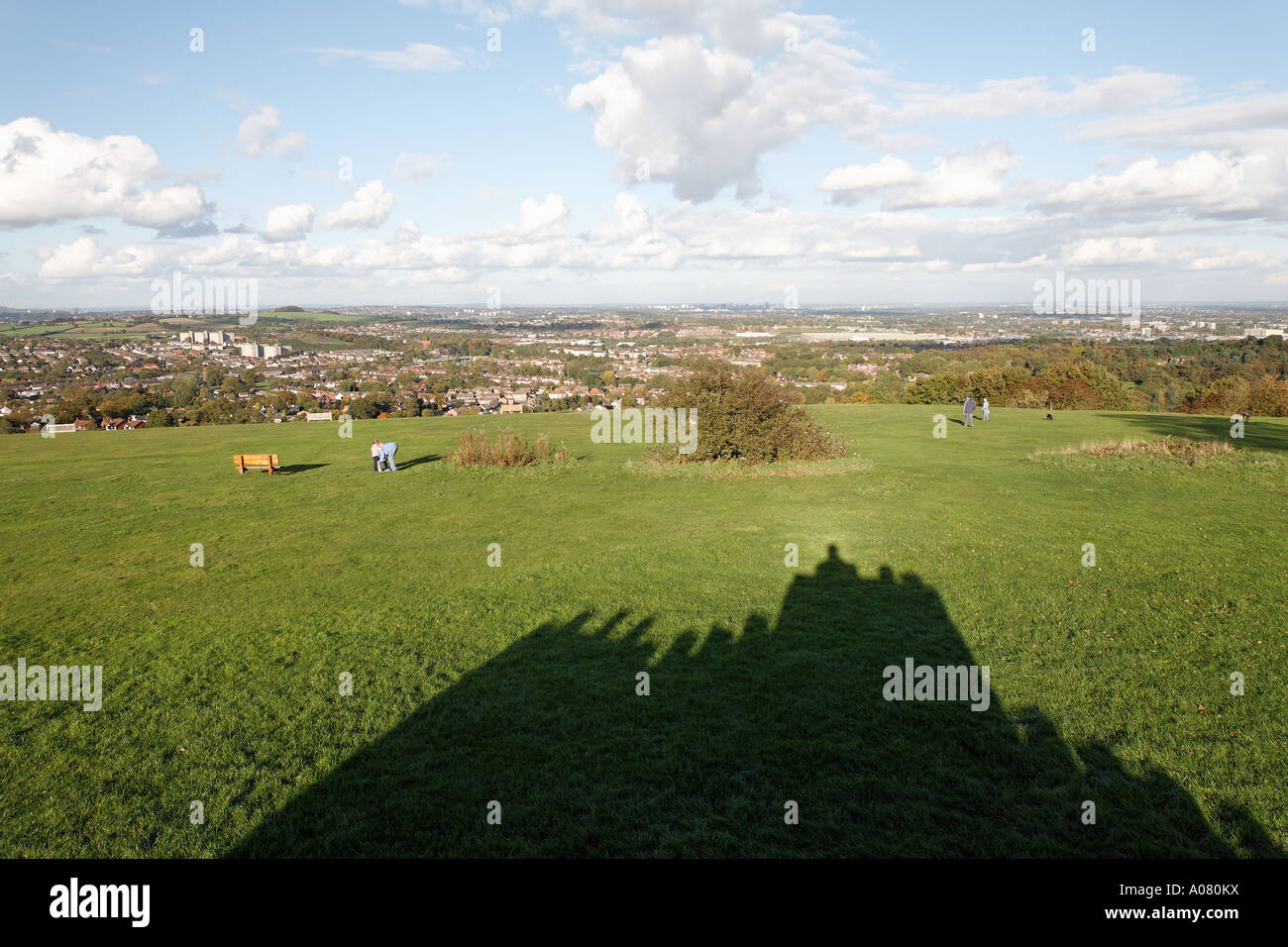Birmingham seen from Beacon Hill in the Lickey Hills Country Park West
