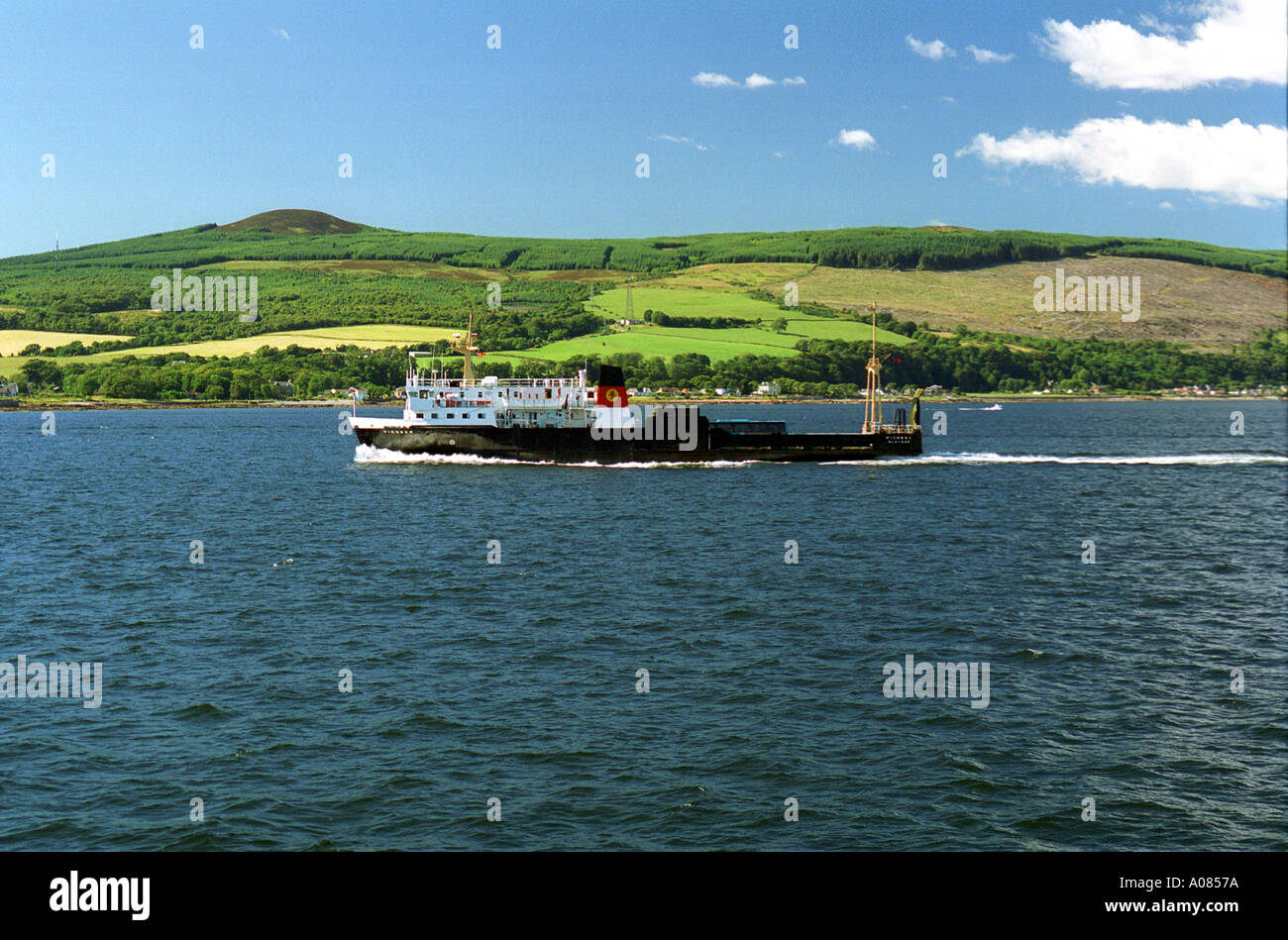 Rothesay Ferry River Clyde Scotland Stock Photo