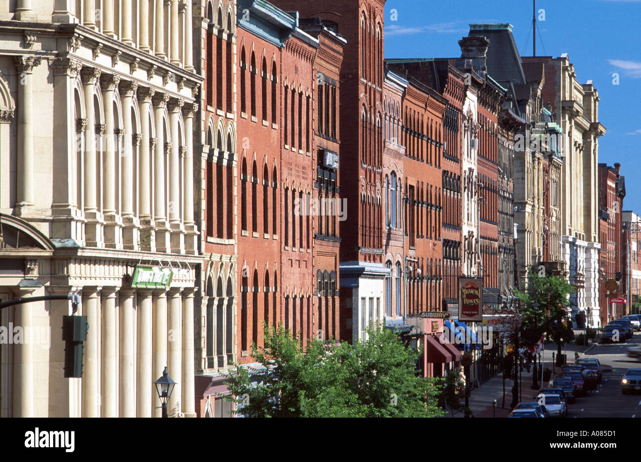 Prince William Street Saint John Stock Photo Alamy