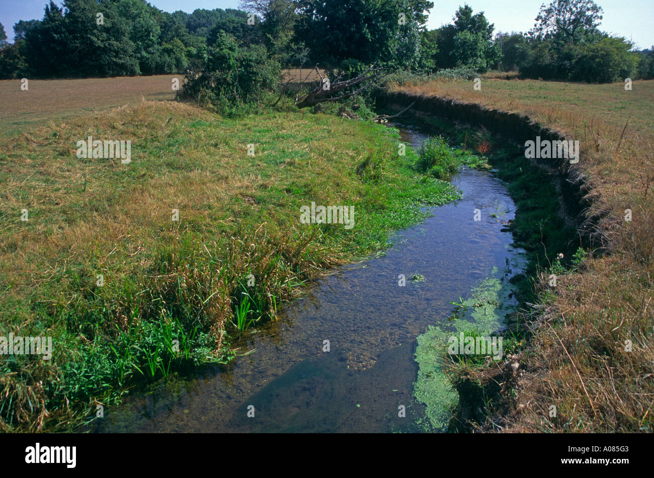 River cliff and slip off slope river deben hires stock photography and