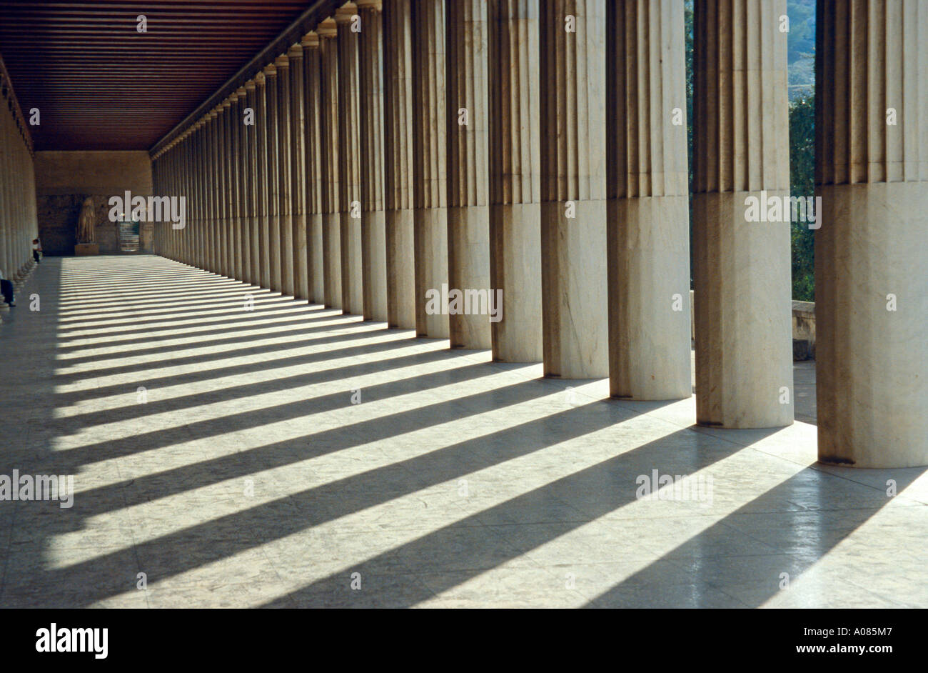 The Agora in Athens Athens GRC GREECE Stock Photo