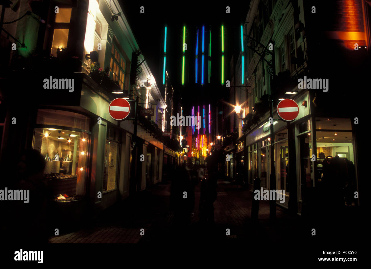 Lights on Carnaby street Stock Photo