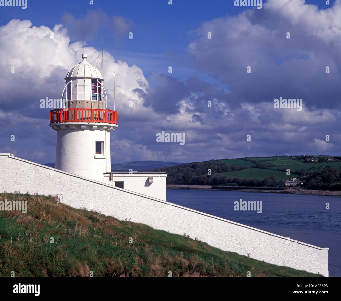 Youghal lighthouse county cork irish sentinel hires stock photography