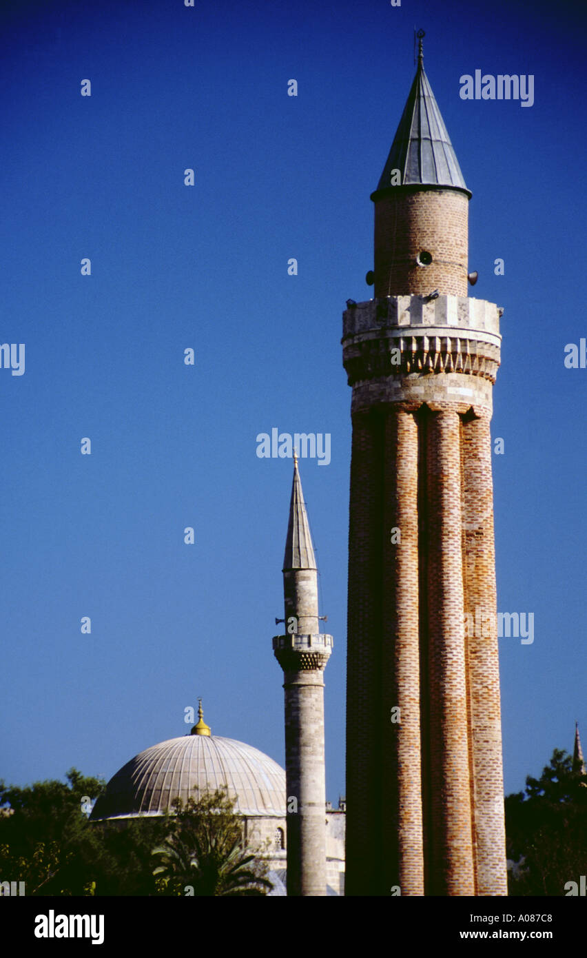 Turkey mosque and minaret of Antalya Stock Photo - Alamy