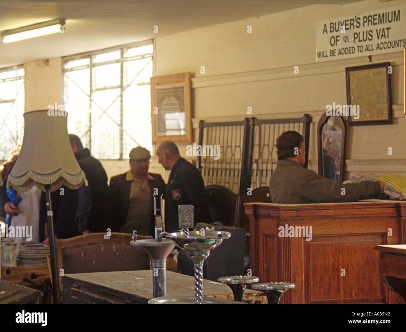 Campsea Ashe furniture auction sale Suffolk England Stock Photo Alamy