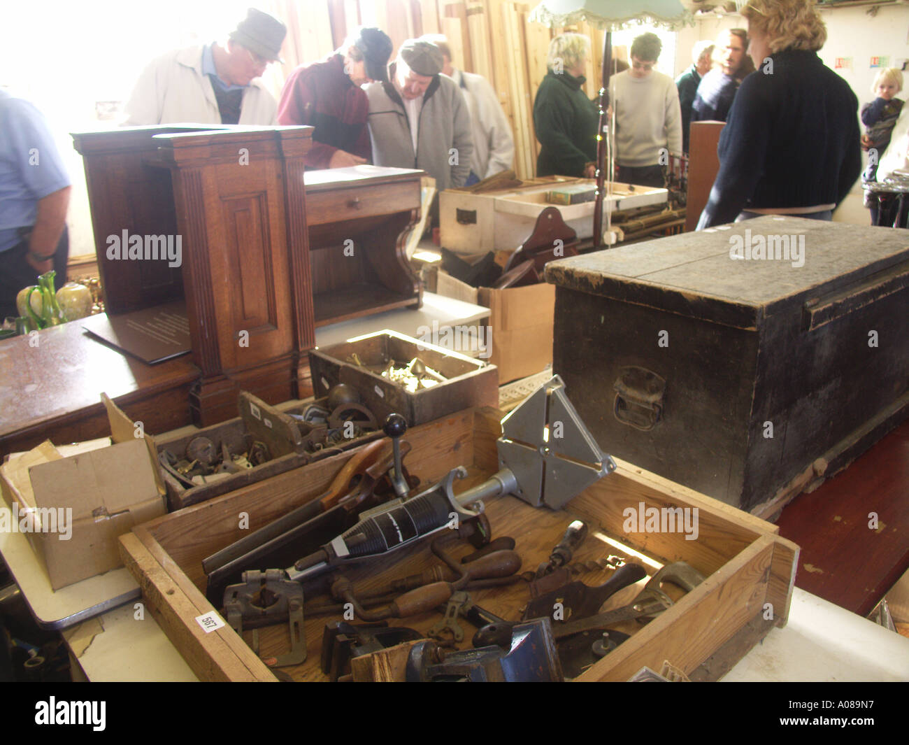 Campsea Ashe furniture auction sale Suffolk England Stock Photo Alamy