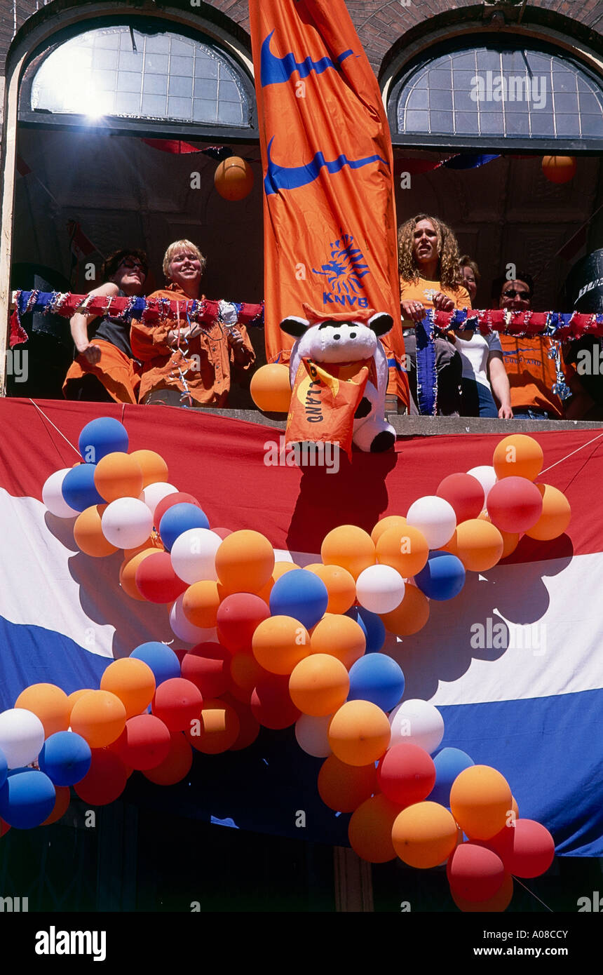 Celebrations which are part of Koninginnedag the Queen s Birthday is celebrated every year on 30 April Amsterdam Stock Photo