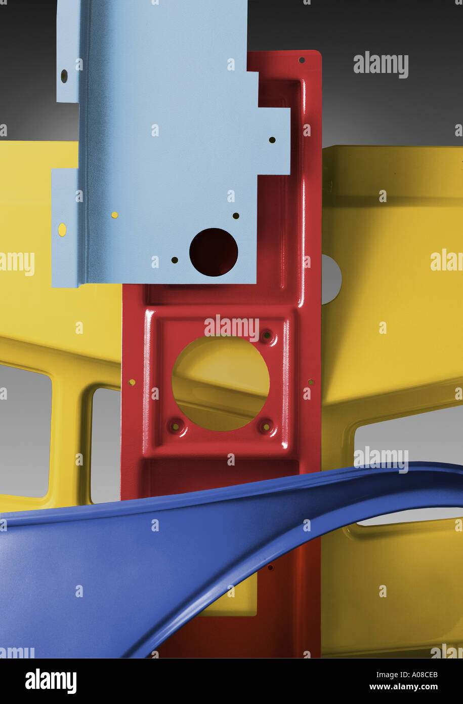 Manufactured Plastic Industry Products Stock Photo Alamy