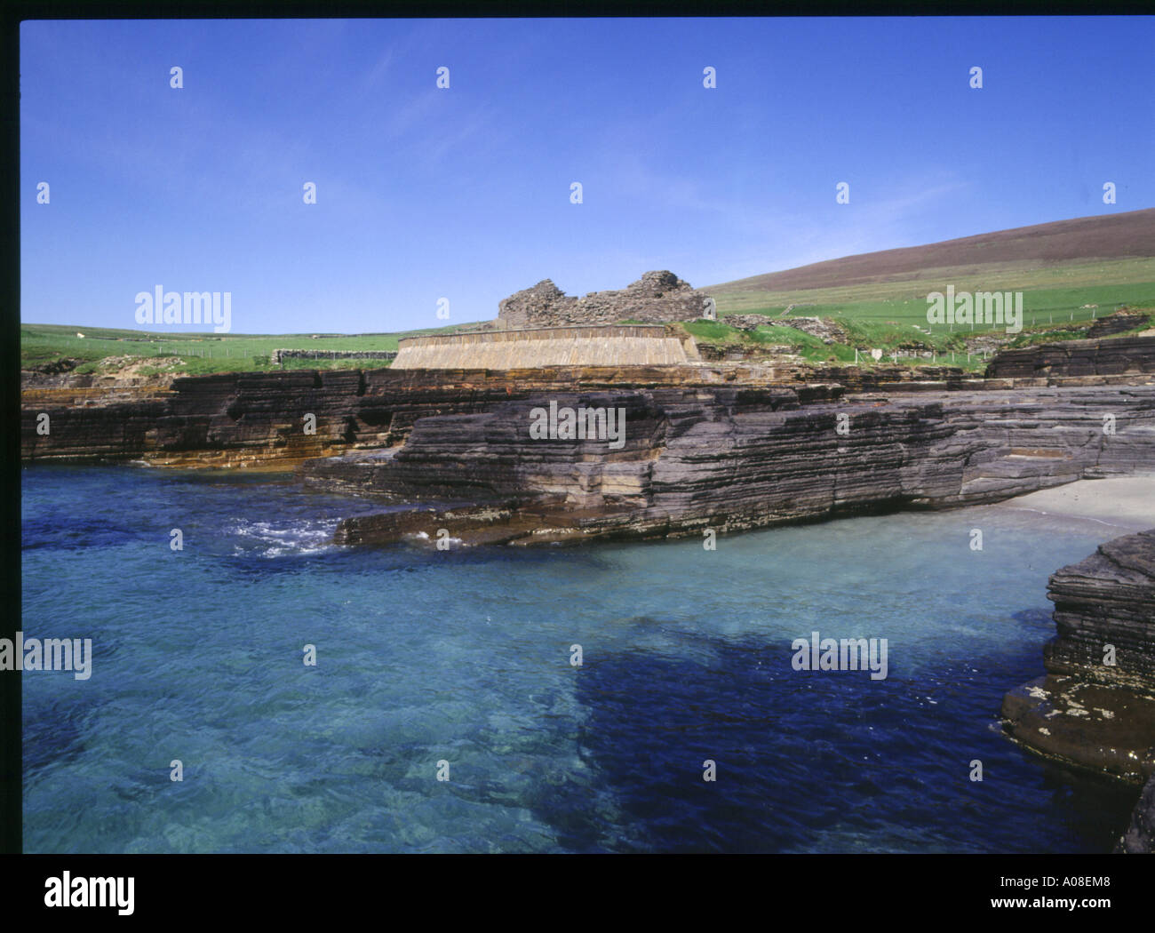 dh Midhowe Broch ROUSAY ORKNEY Iron ages fortified defensive dwelling ...