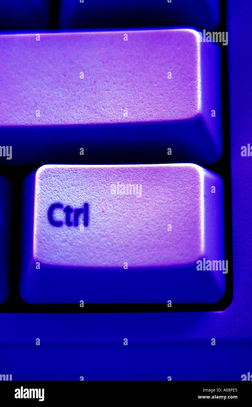 control key computer Stock Photo Alamy