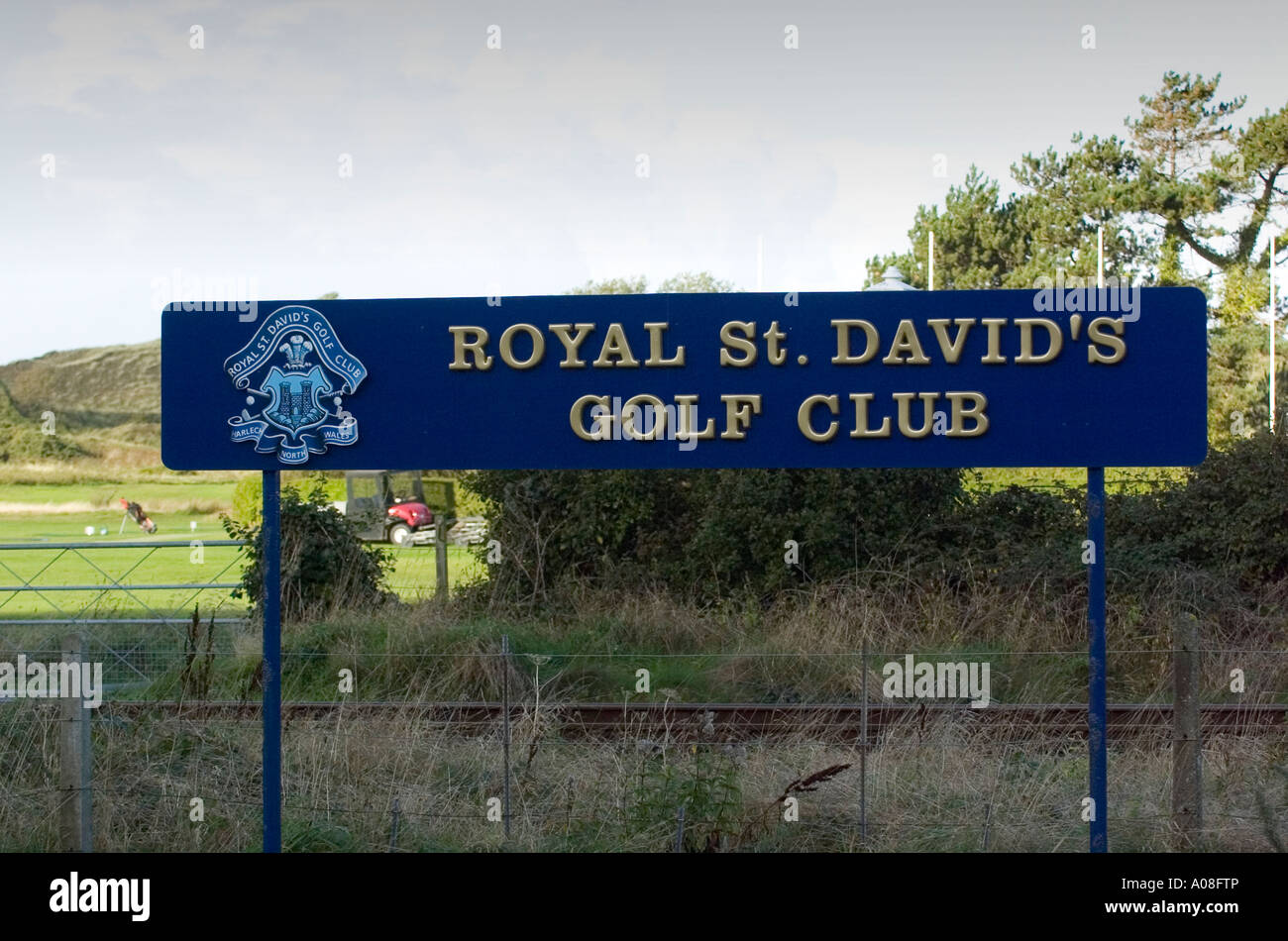 The Royal Saint Davids Golf Club in Harlech North Wales Stock Photo Alamy