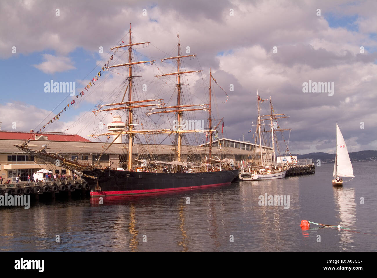 Australian Wooden Boat Festival 2005 Hobart Tasmania The three masted
