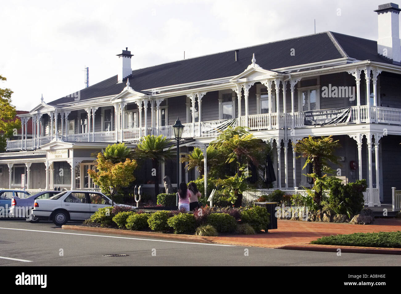 Historic Princes Gate Hotel Rotorua New Zealand Stock Photo 3236205