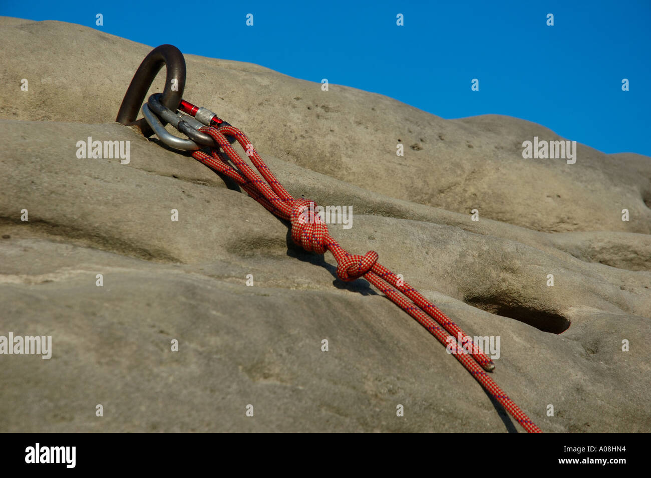 Traditional Rappel Anchor Stock Photo Alamy