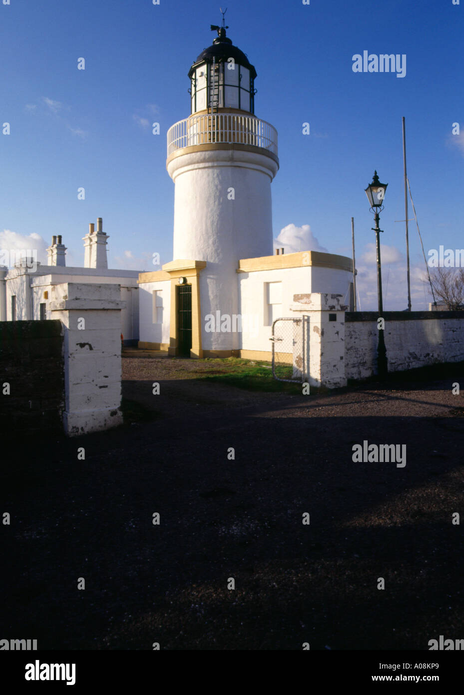 dh Lighthouse CROMARTY ROSS CROMARTY Lighthouse for Cromarty Firth in town light house Stock Photo