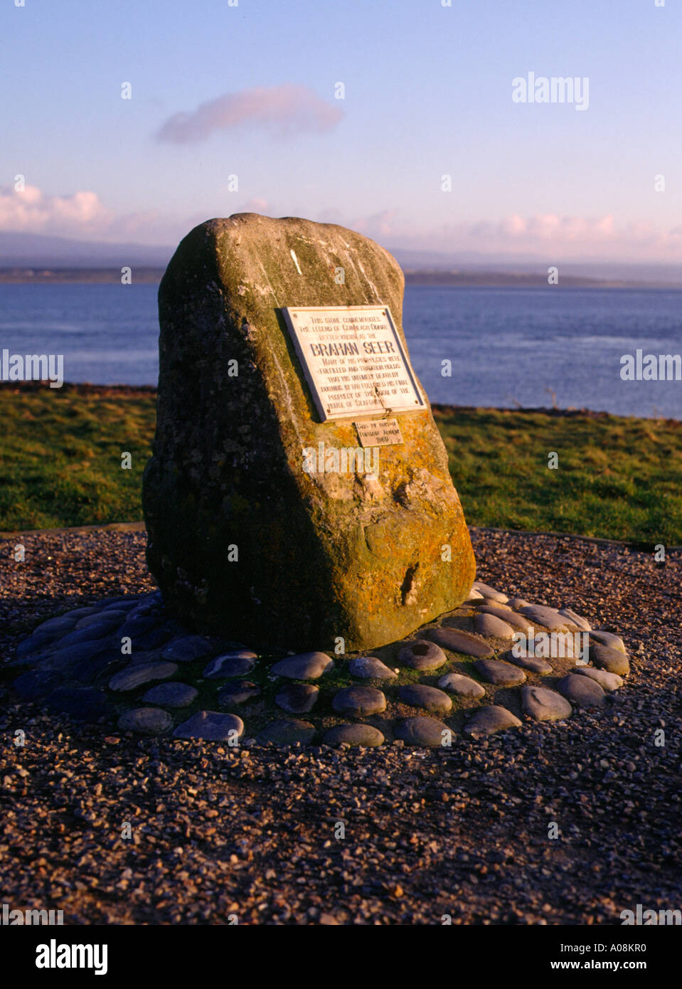 dh Brahan Seer monument FORTROSE ROSS CROMARTY Chanonery Point Stock Photo
