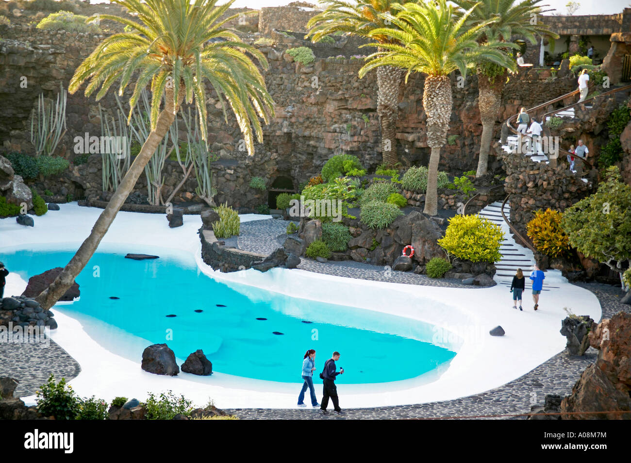 Jameos del Aqua Lanzarote Stock Photo