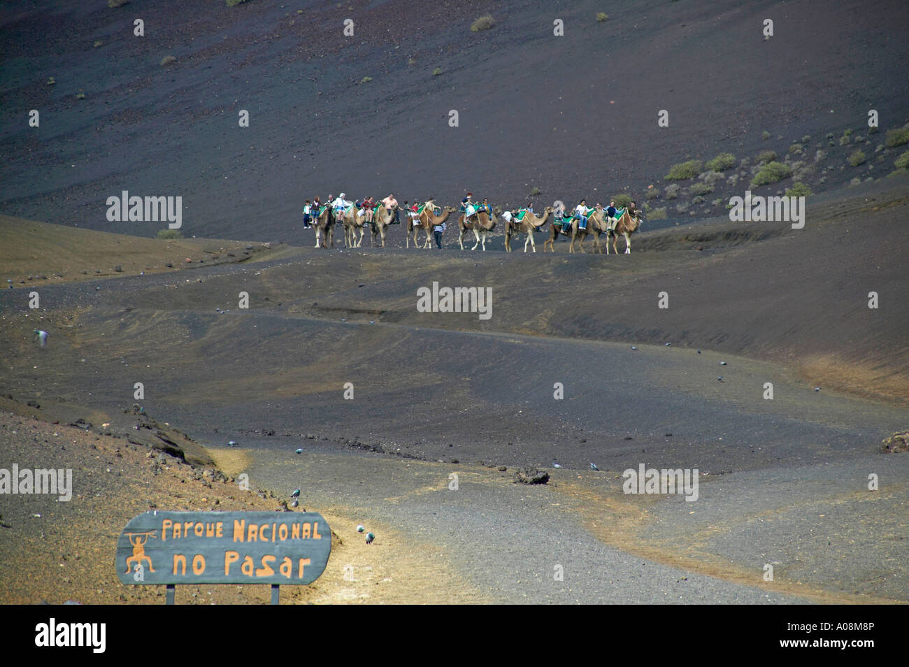 Timanfaya Nationalpark national park Lanzarote Stock Photo